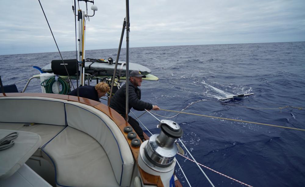 Sailing on the south pacific