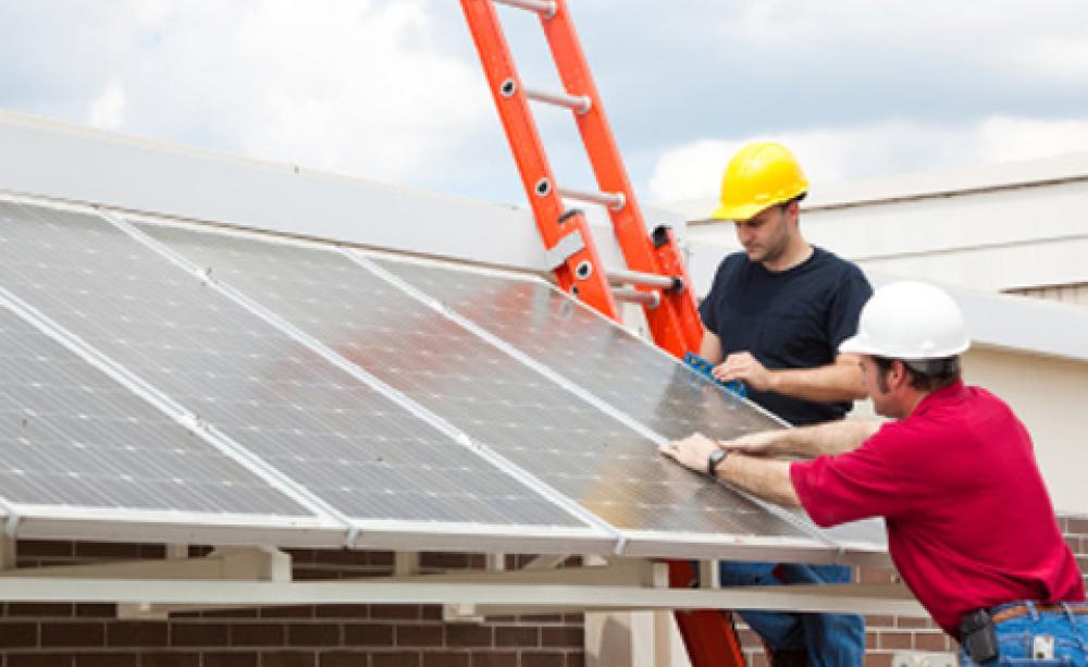 Installing solar panels