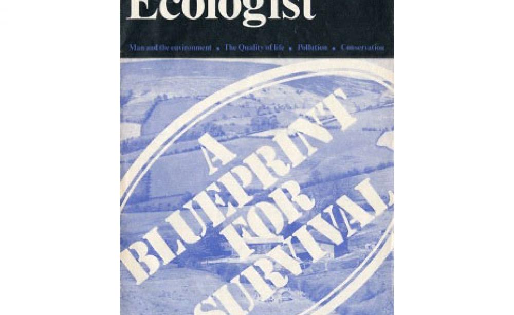 Ecologist cover A Blueprint for Survival January 1972