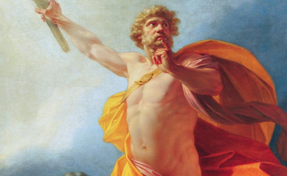 'Whom the Gods would destroy, they first make mad.' Prometheus Brings Fire by Heinrich Friedrich Füger.