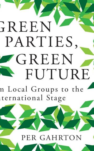 Front cover of 'Green Parties, Green Future' by Per Gahrton, published by Pluto Press.