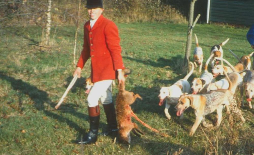 A legal fox kill before the 1994 ban. But in truth, little has changed since. Photo: League Against Cruel Sports.