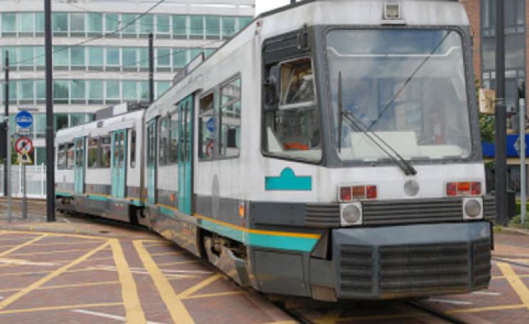 A tram