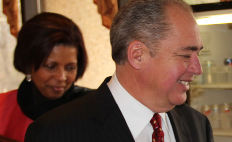 Earl Ray Tomblin, Democrat Governor of West Virginia - dedicated servant of Big Coal. Photo: iwasaround via Flickr.com.