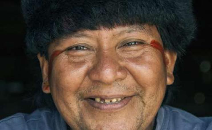 Davi Koponawa at home in the forest. Photo: Survival International.