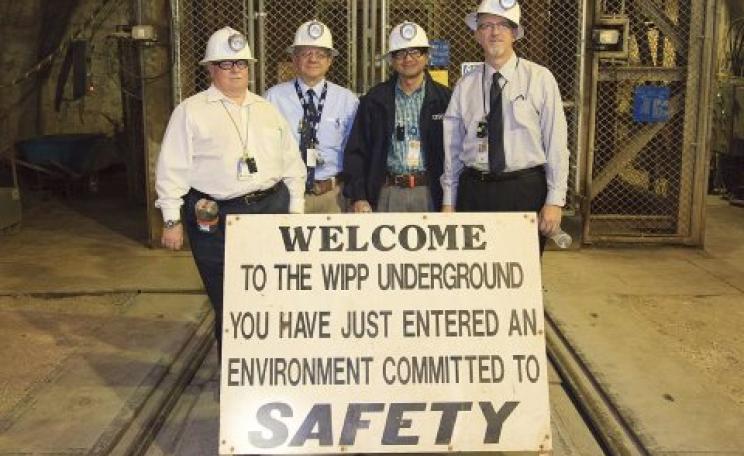 WIPP / Los Alamos National Laboratory celebrates its 1000th transuranic waste shipment. Photo: energy.gov / Wikimedia Commons.