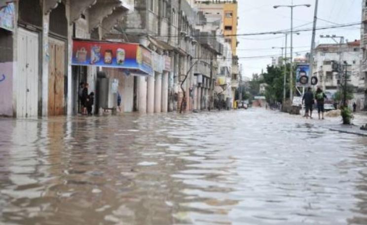 The United Nations Relief and Works Agency has declared an Emergency in Gaza City, following extreme weather and severe flooding. Photo: UNWRA.