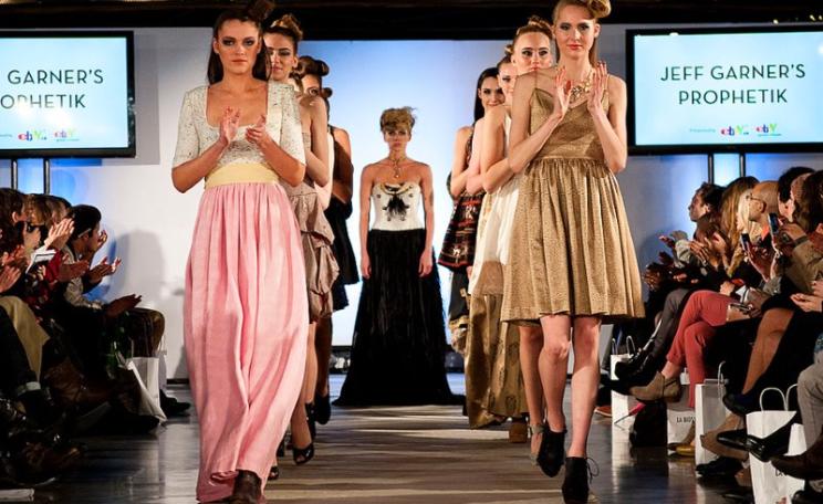 Prophetik by Jeff Garner on display at Eco Fashion Week 2012 in Vancouver, April 2012. Photo: Jason Hargrove via Flickr (CC BY-NC-ND).