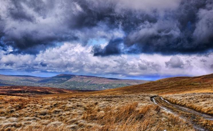 Slieve Gallion in the Sperrin Mountains of County Tyrone, Northern Ireland, at risk from a proposed gold mine. Photo: SHANLISS_SNAPPER via Flickr (CC BY).