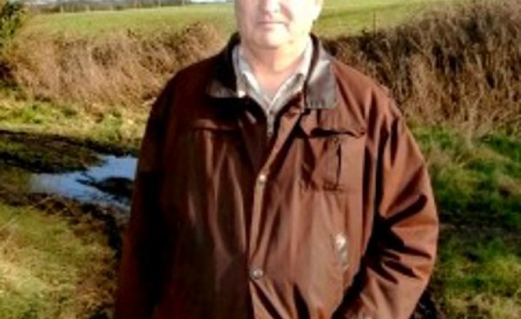 The man himself - John Shaw on the Link Road site.