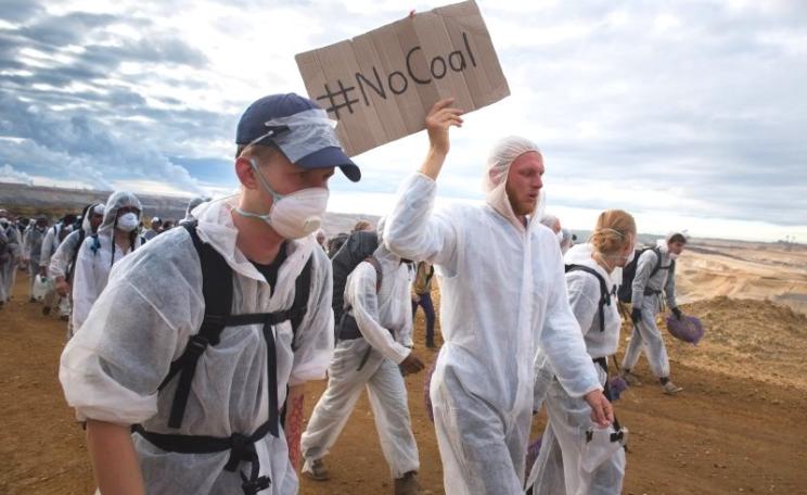 'No Coal - the 'Ende Gelände' action, 15th August 2015. Photo: Ruben Neugebauer / 350.org via Flickr (CC BY-NC-SA).