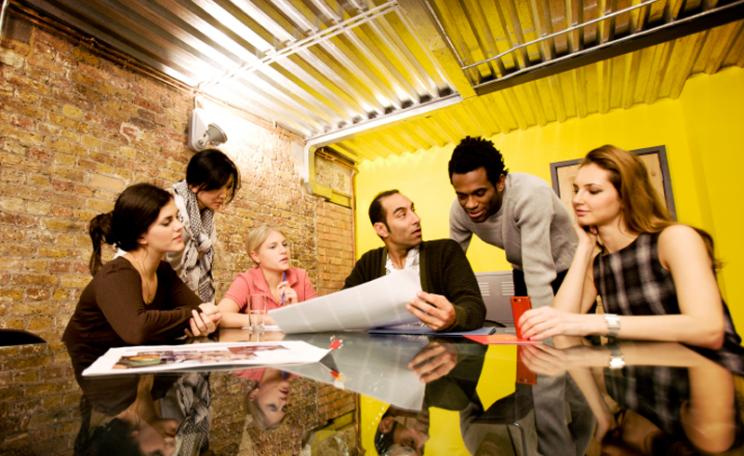 young business-minded people